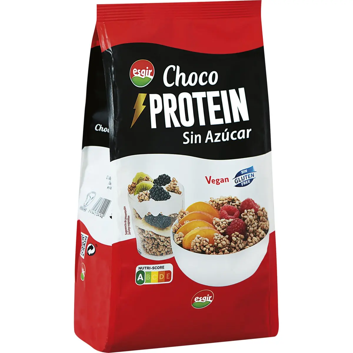 Cereals de xocolata amb proteïnes sense sucre Esgir