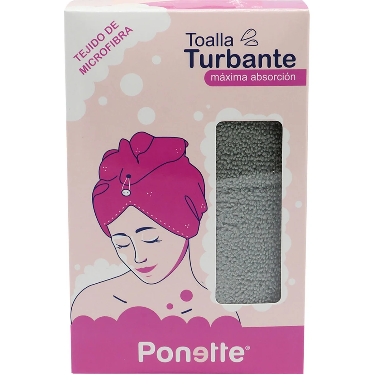 Ponette Microfiber Towel Turban