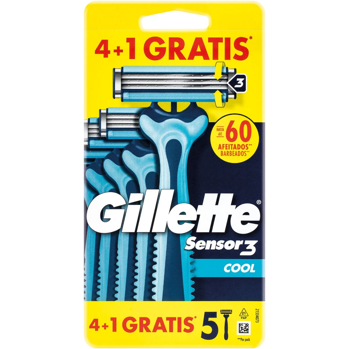Màquina d'afaitar d'un sol ús Gillette Sensor 3 Cool