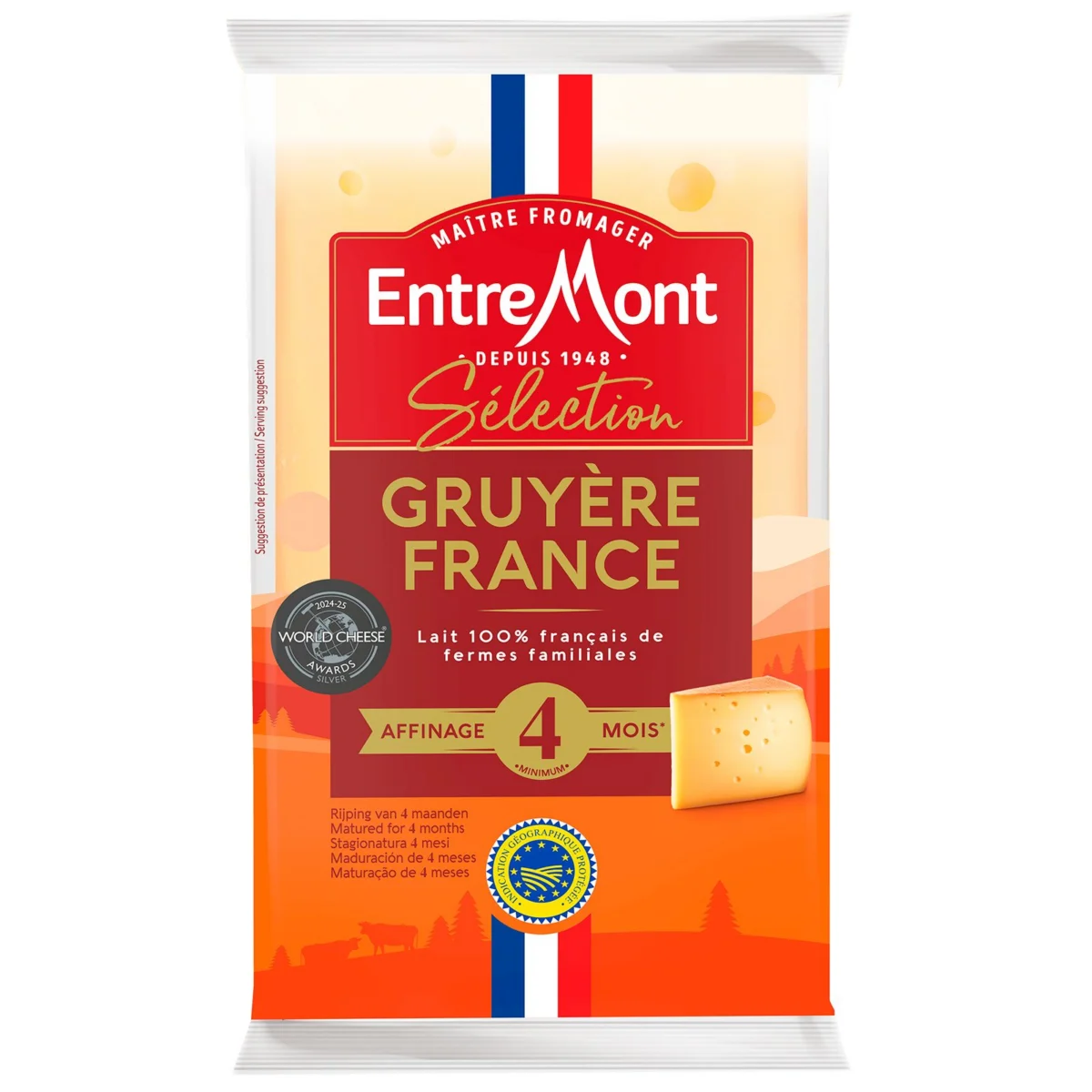 Gruyère aus Frankreich IGP Entremont
