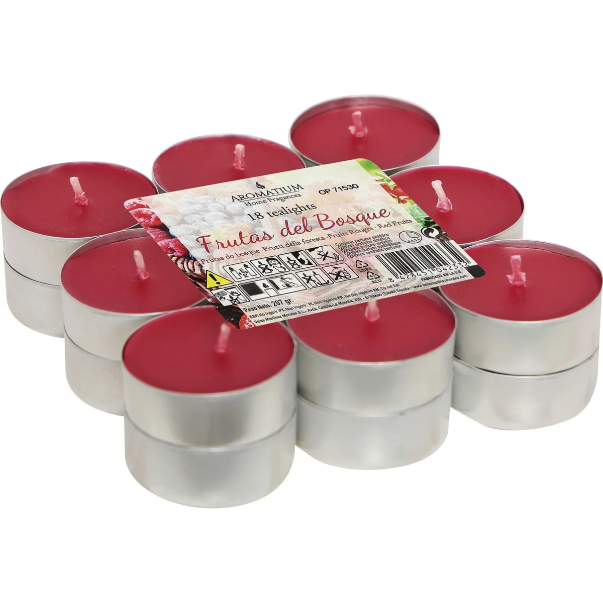 Pack de Tealights Frutas del Bosque Aromatium