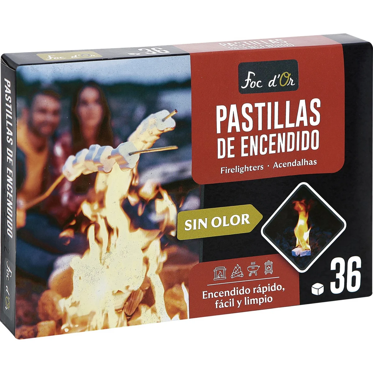 Odourless Firelighters Foc D'or