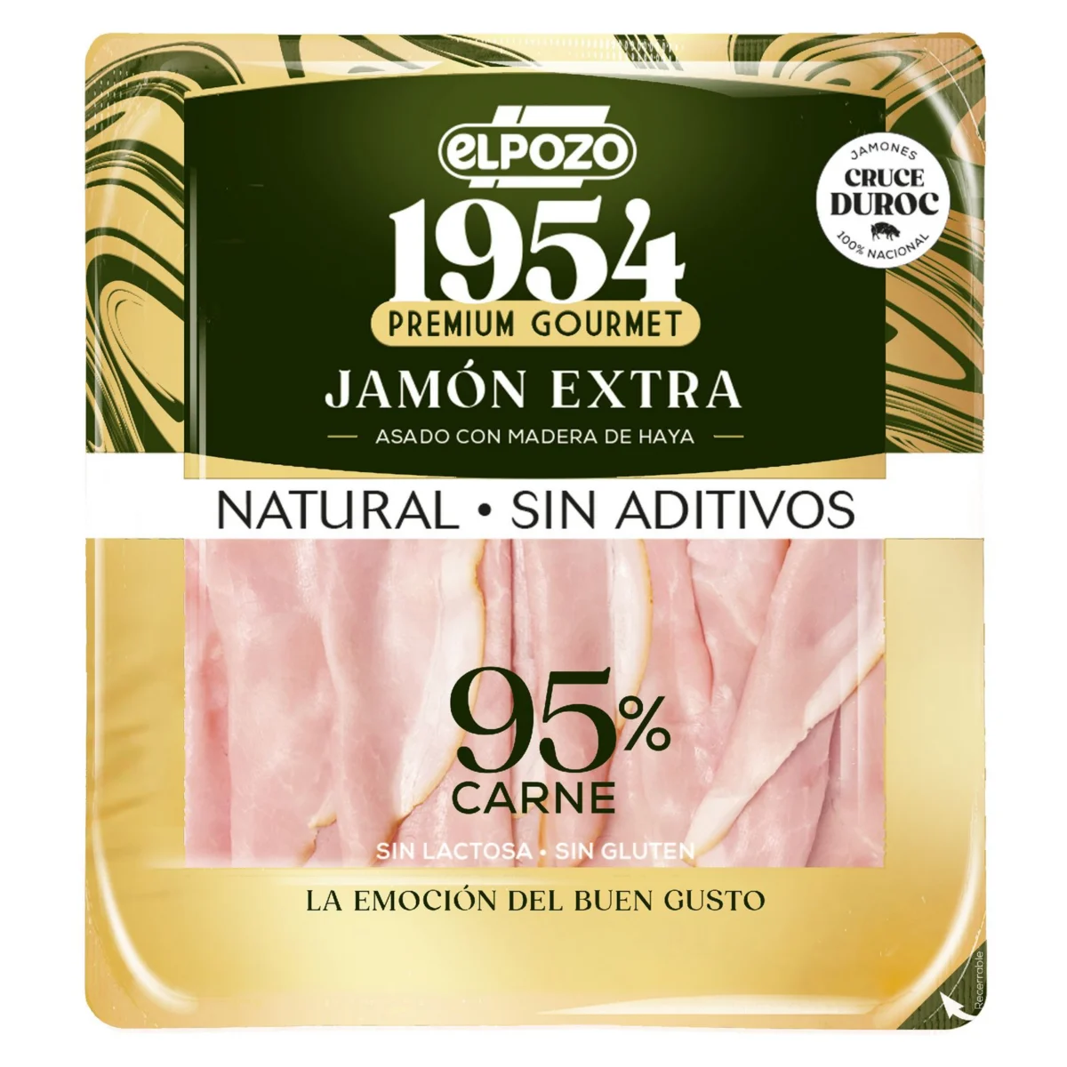 Pernil rostit natural sense additius, 95% carn Elpozo 1954