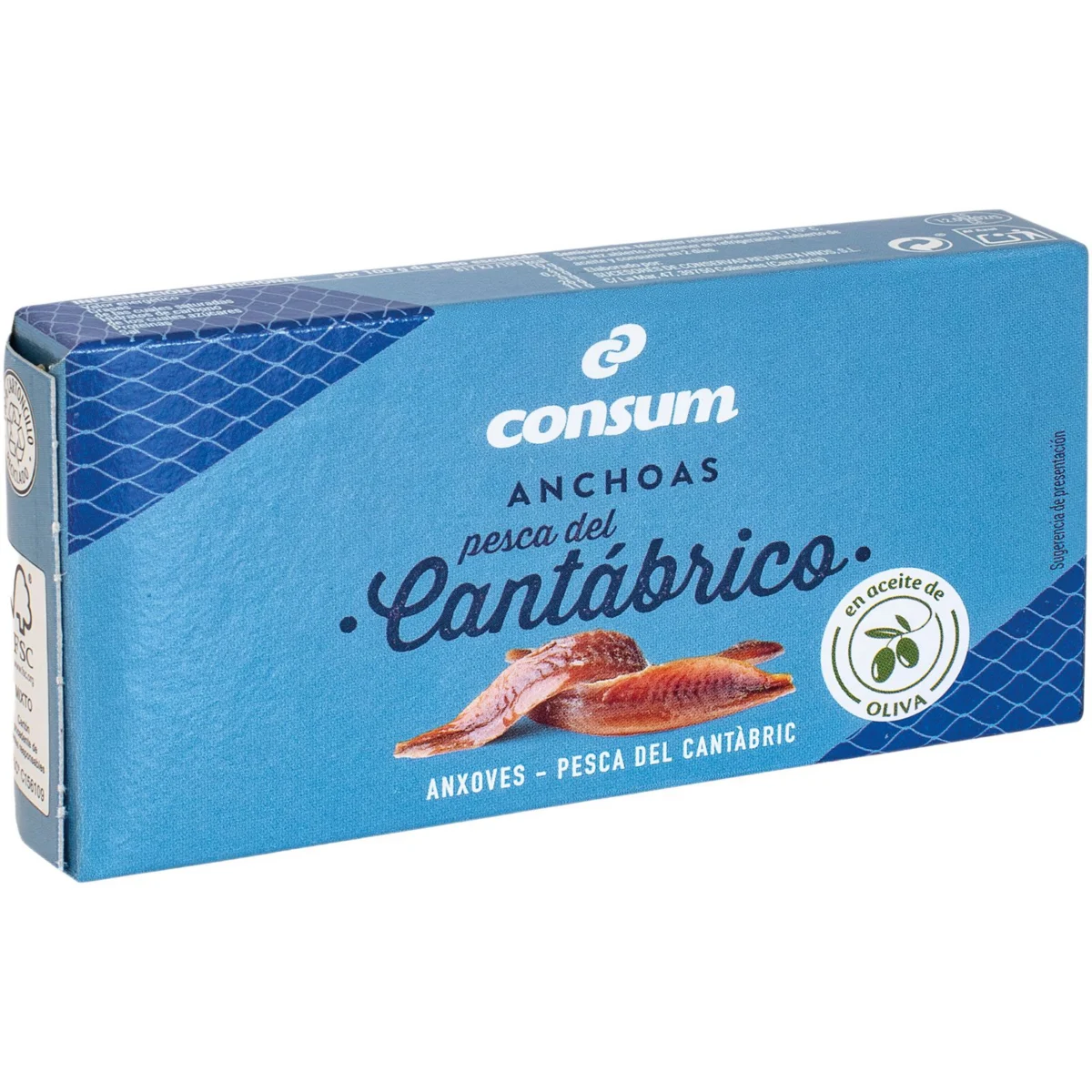 Anchois de Cantabrie à l’huile d’olive Consum