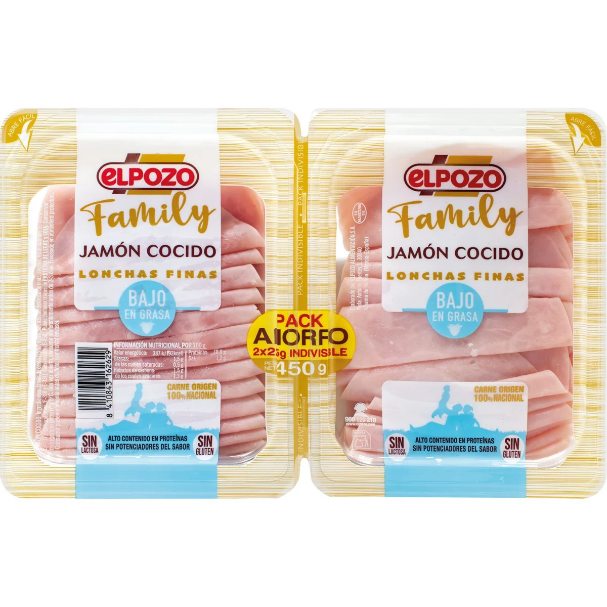 Extra Cooked Ham Family Elpozo