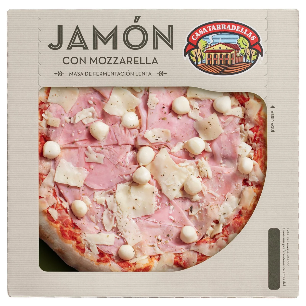 Pizza jambon à fermentation lente Tarradellas