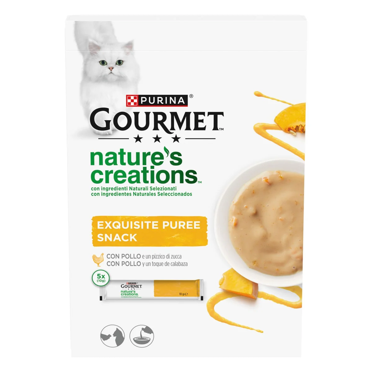 Snack per a gats adults Gourmet Nature de pollastre Purina