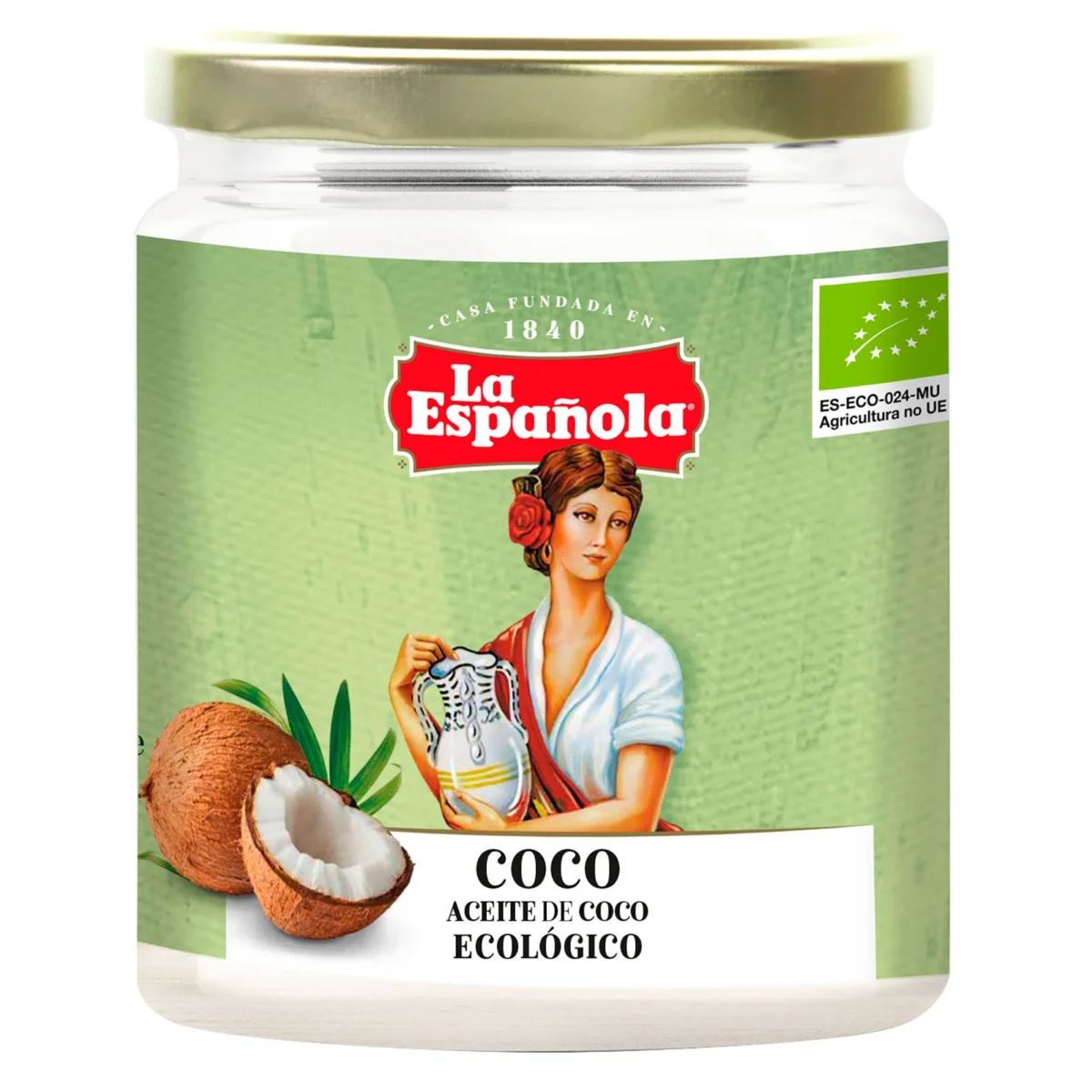 Oli de coco verge extra ecològic La Española