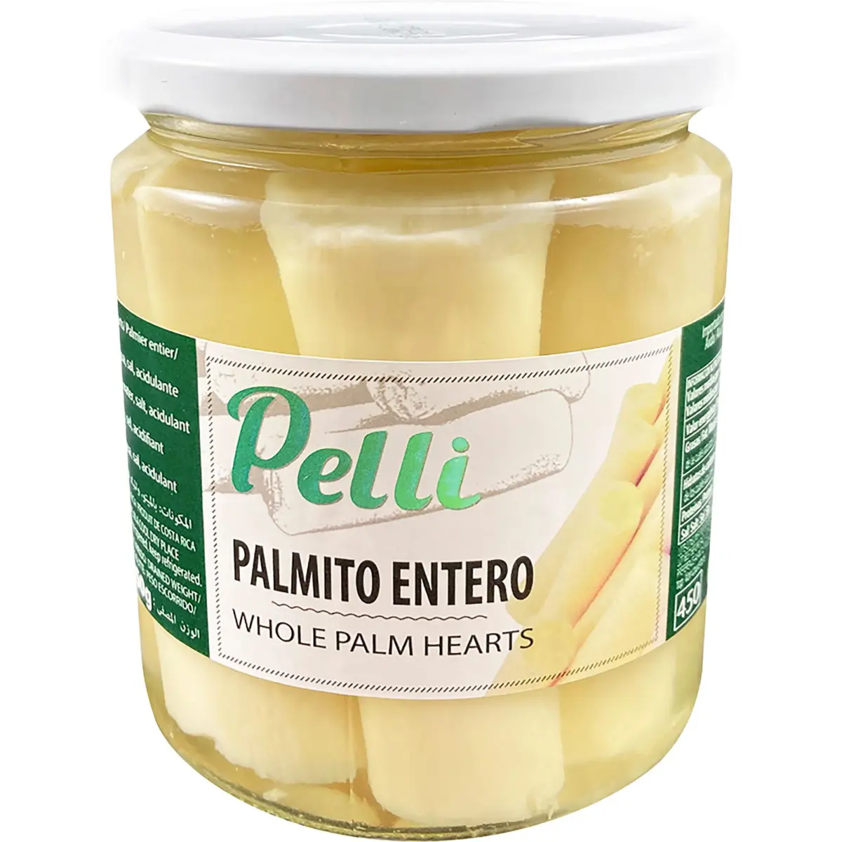Cors de palmera sencers en pot Pelli