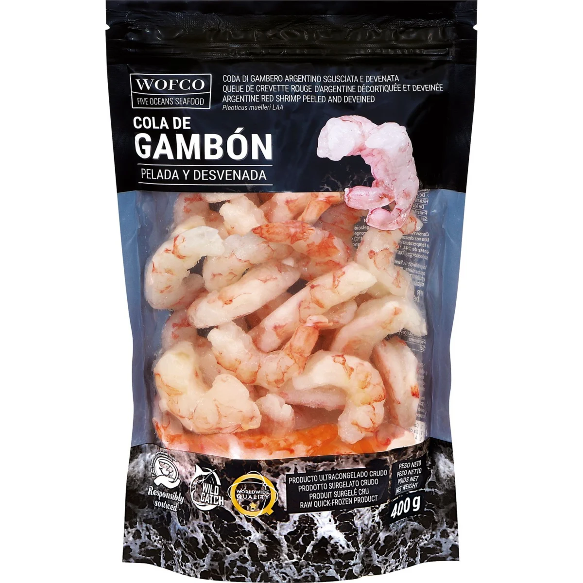 Cola de Gambón Pelada Wofco