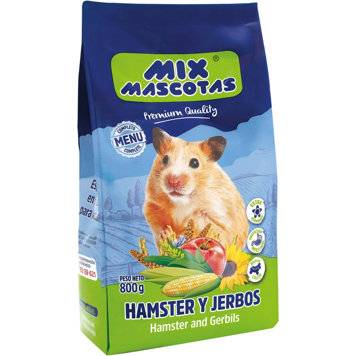 Futter für Hamster und Rennmäuse Mix Mascotas