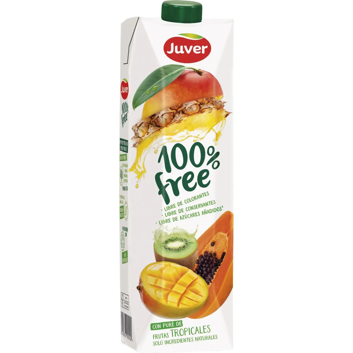 Jus multifruits 100 % sans sucre Juver