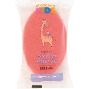 Esponja de Baño Bebé Extrasuave Consum Kids