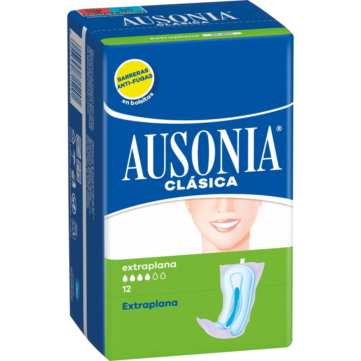 Klassische extraflache Binden Ausonia
