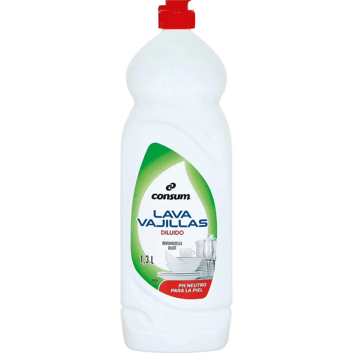 Diluted Hand Dishwashing Liquid Consum