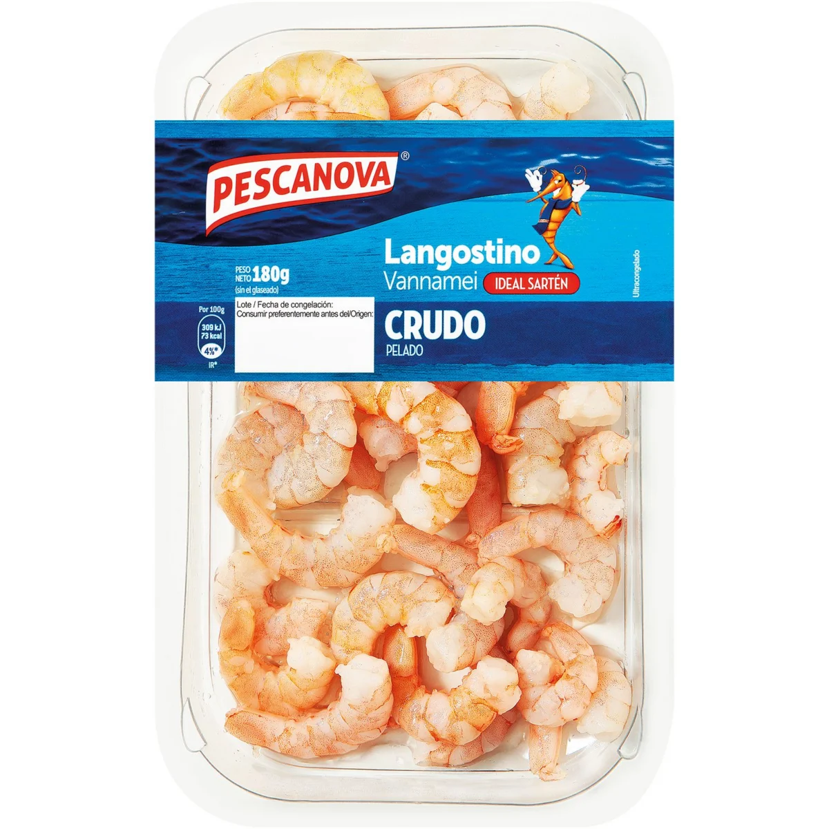 Cola de Langostino Pelada y Cruda Pescanova