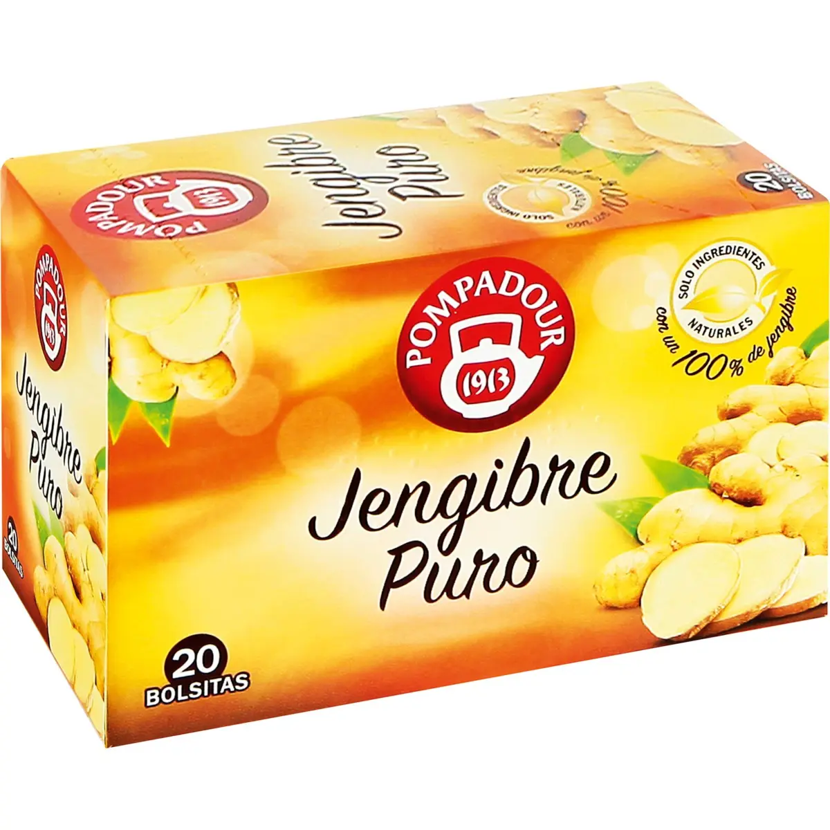 Jengibre Puro 20 Bolsitas Pompadour