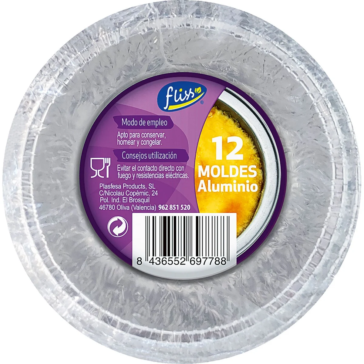 Molde Aluminio Flanera Fliss