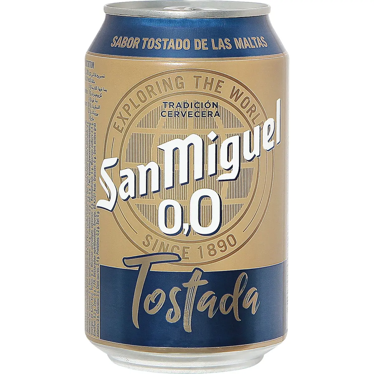 Bière grillée 0,0 en canette San Miguel