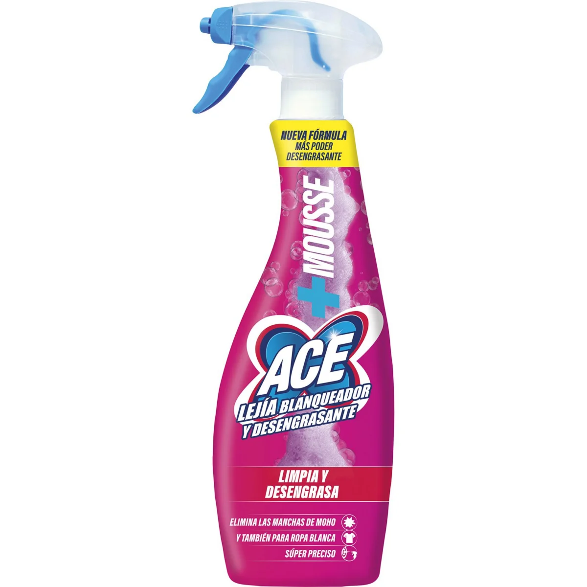 Bleaching and Degreasing Foam Spray Ace