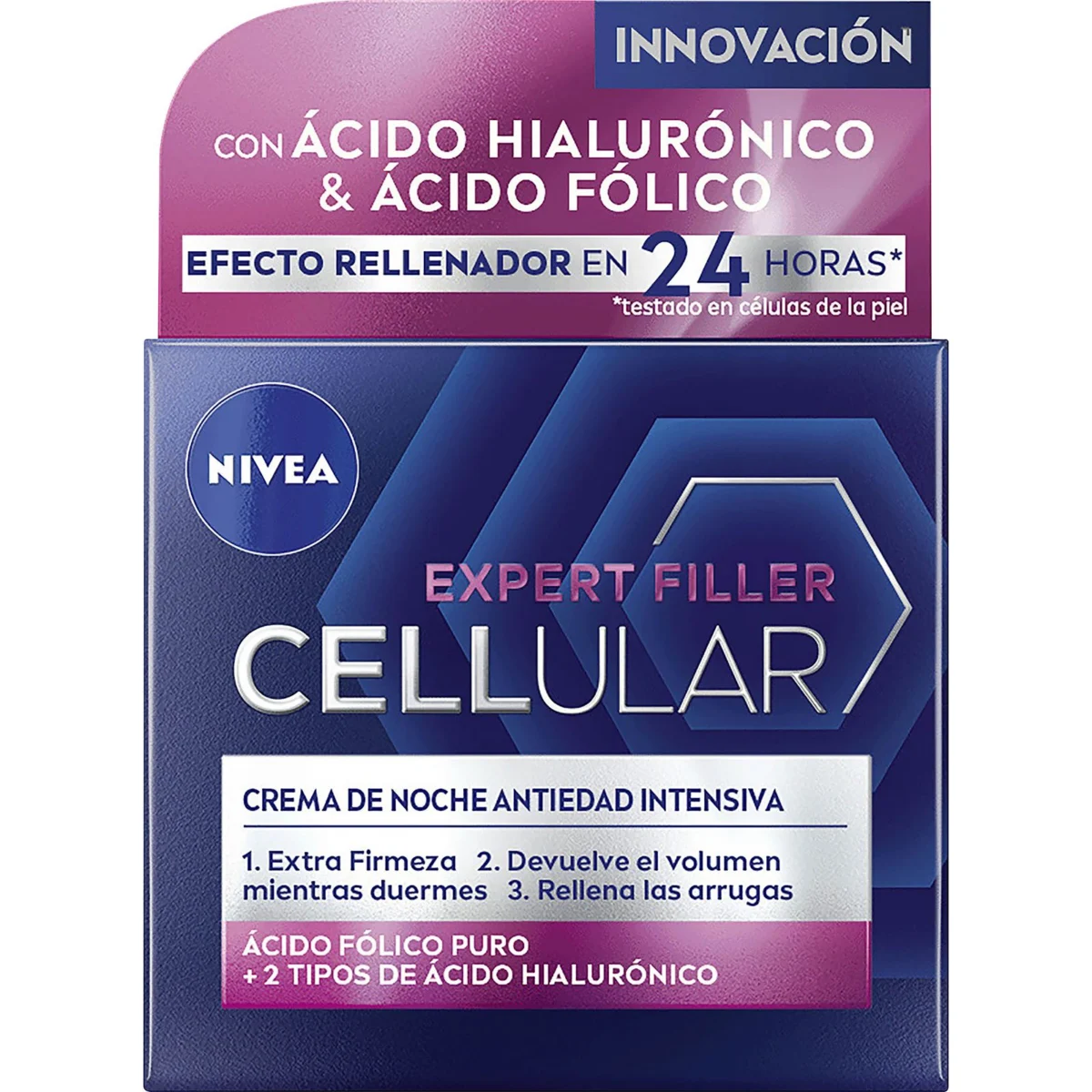 Cellular Nachtcreme mit Hyaluron- und Folsäure Nivea