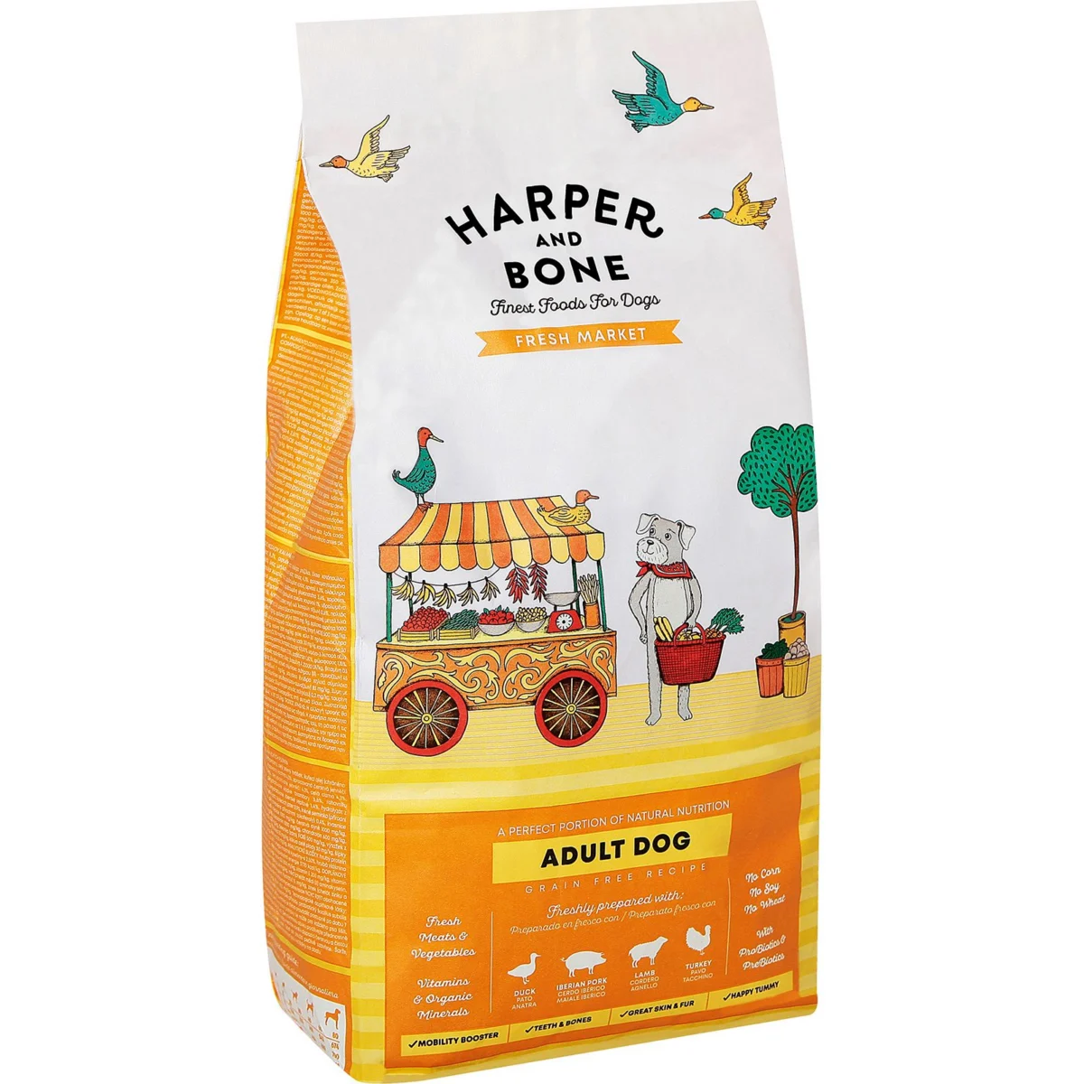 Aliment pour chiens de taille moyenne Fresh Market Harper&Bone