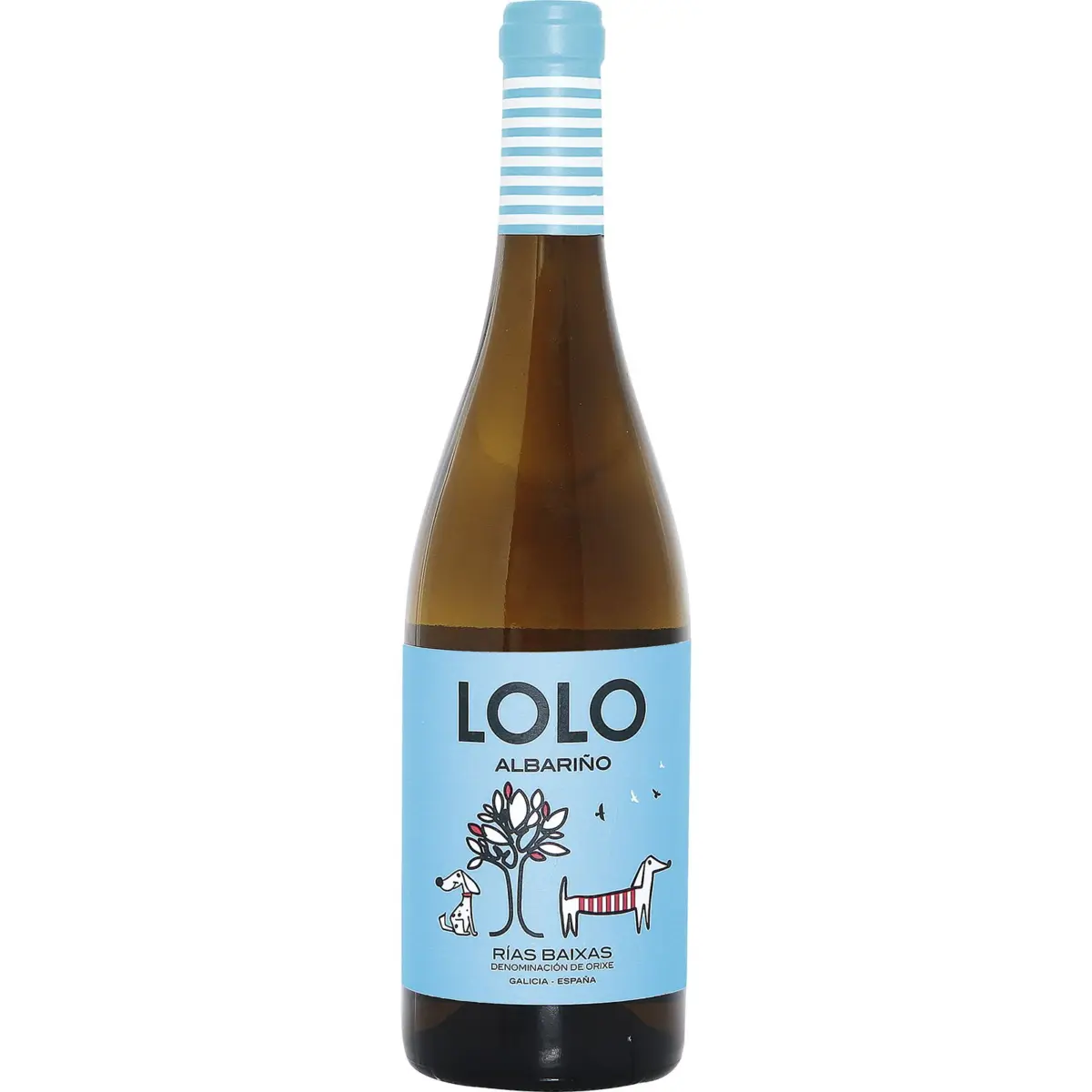 Vino Blanco Albariño D.O. Rias Baixas Lolo