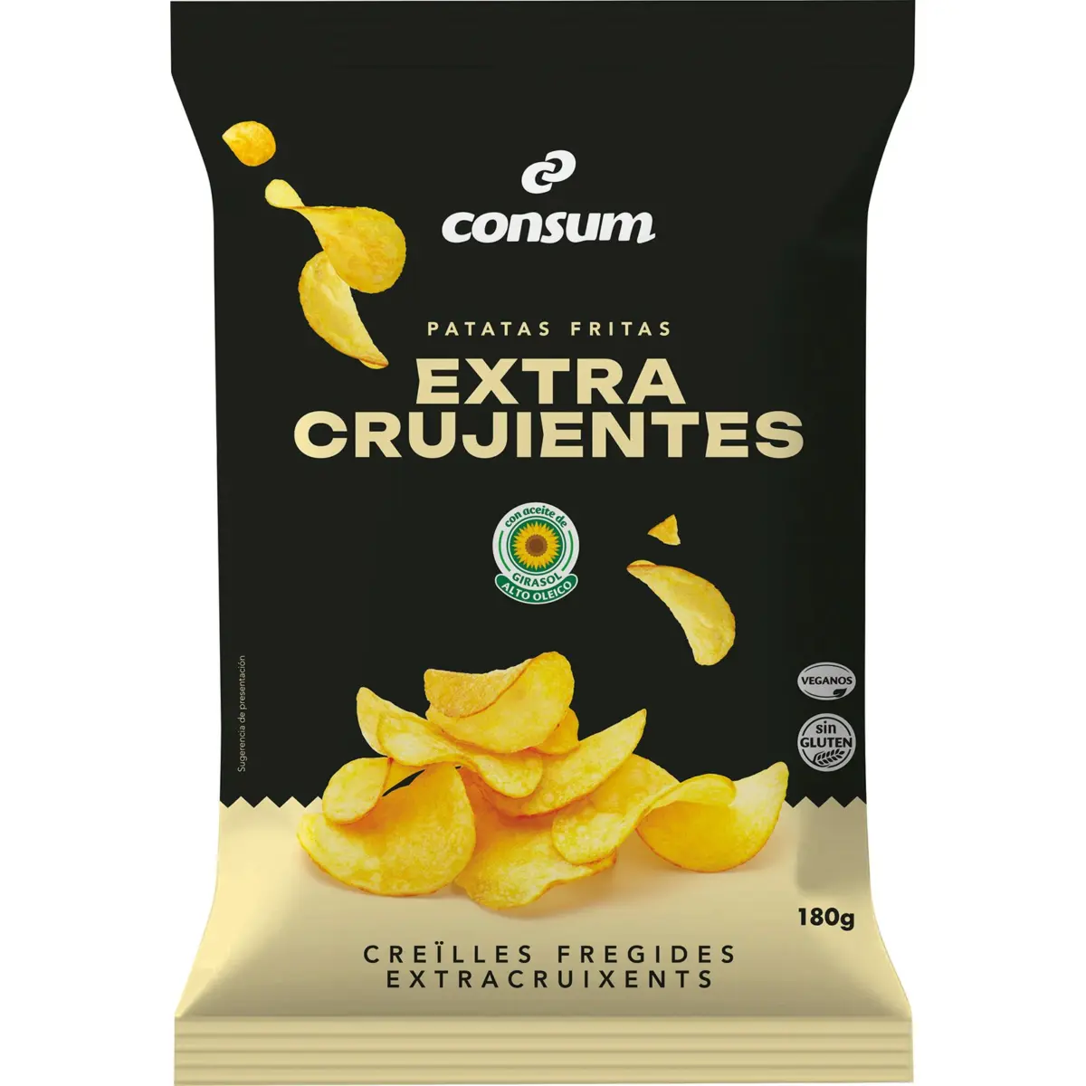 Extra knusprige Kartoffelchips Consum