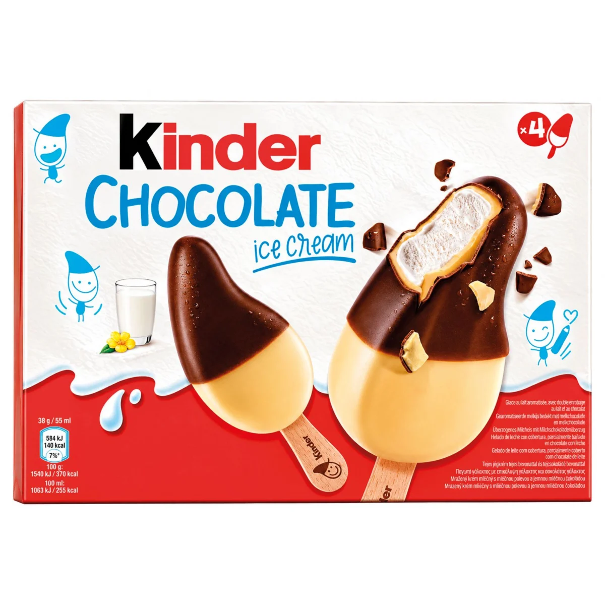 Bombón Chocolate Kinder pack 4 Ferrero