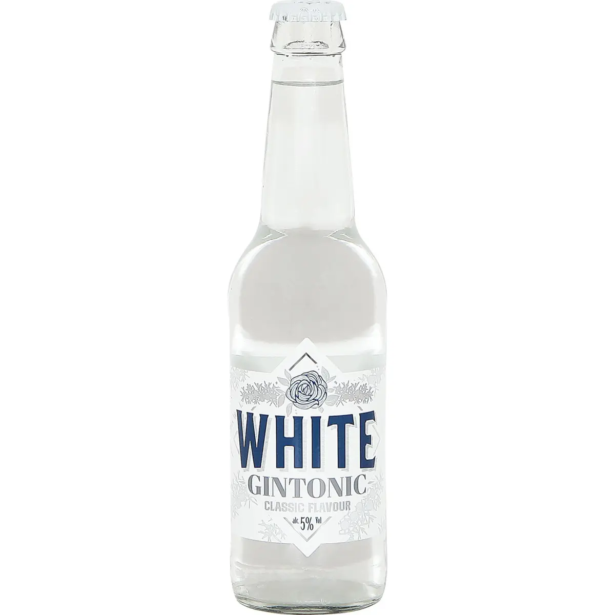 Gin tonic en bouteille White