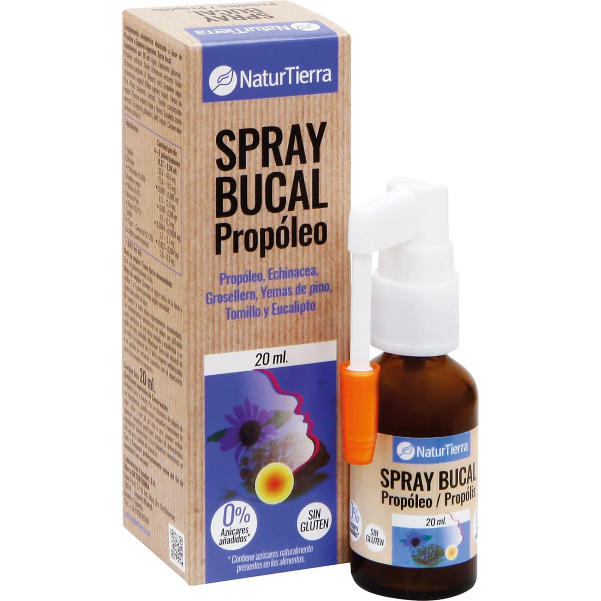 Spray Bucal Propóleo Alivio de Garganta Naturtierra