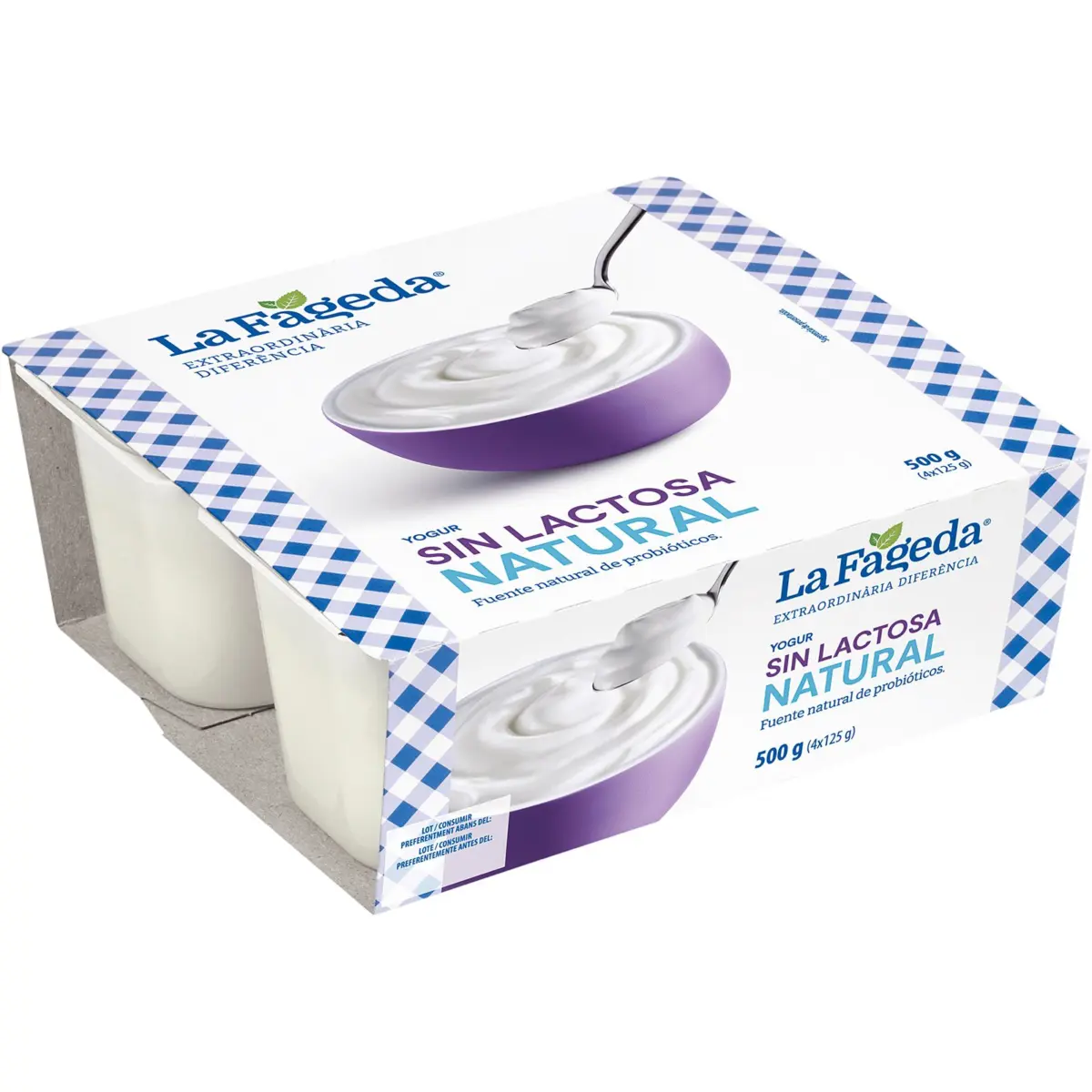 Yaourt nature sans lactose La Fageda
