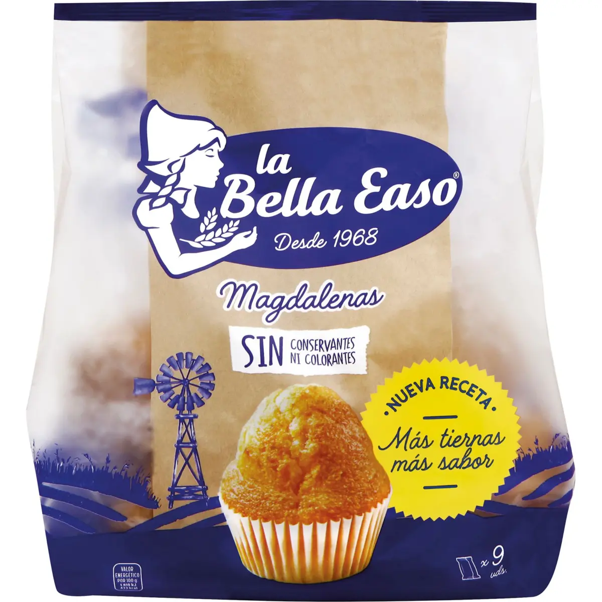 Round Muffins, Bag, 9 units Bella Easo