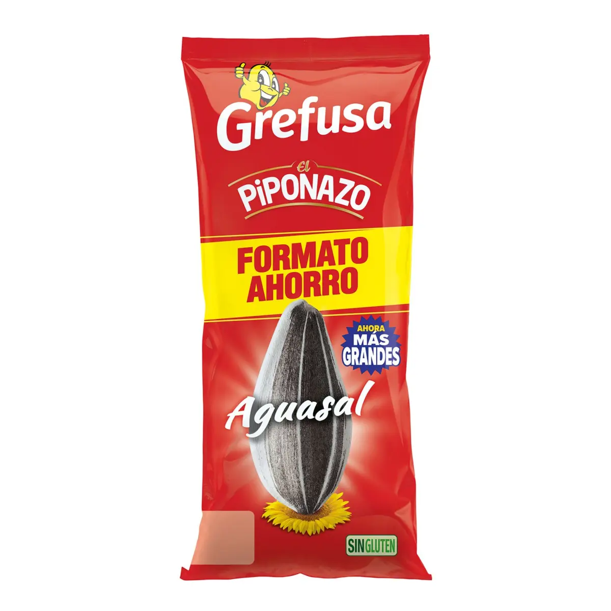 Llavors de gira-sol amb sal en bossa Grefusa