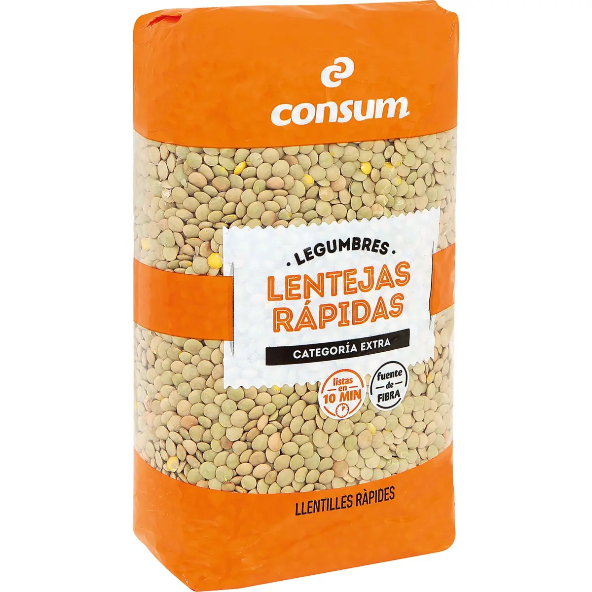 Quick-cooking lentils Consum