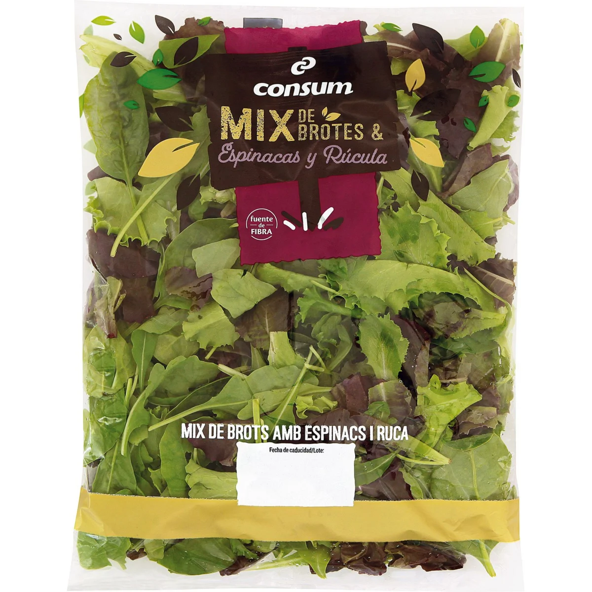 Mix de Brotes Con Espinaca y Rúcula Consum