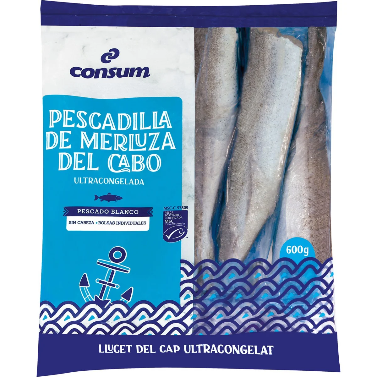 Merlu juvénile, merlu du Cap MSC Consum