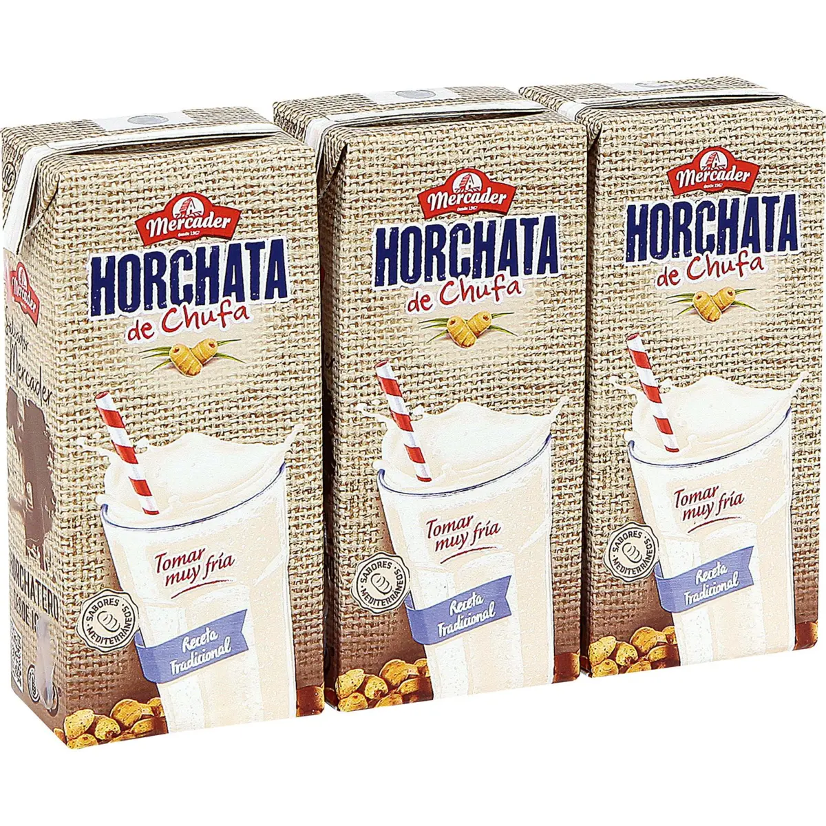 Orxata de xufa, paquet de 3 Mercader