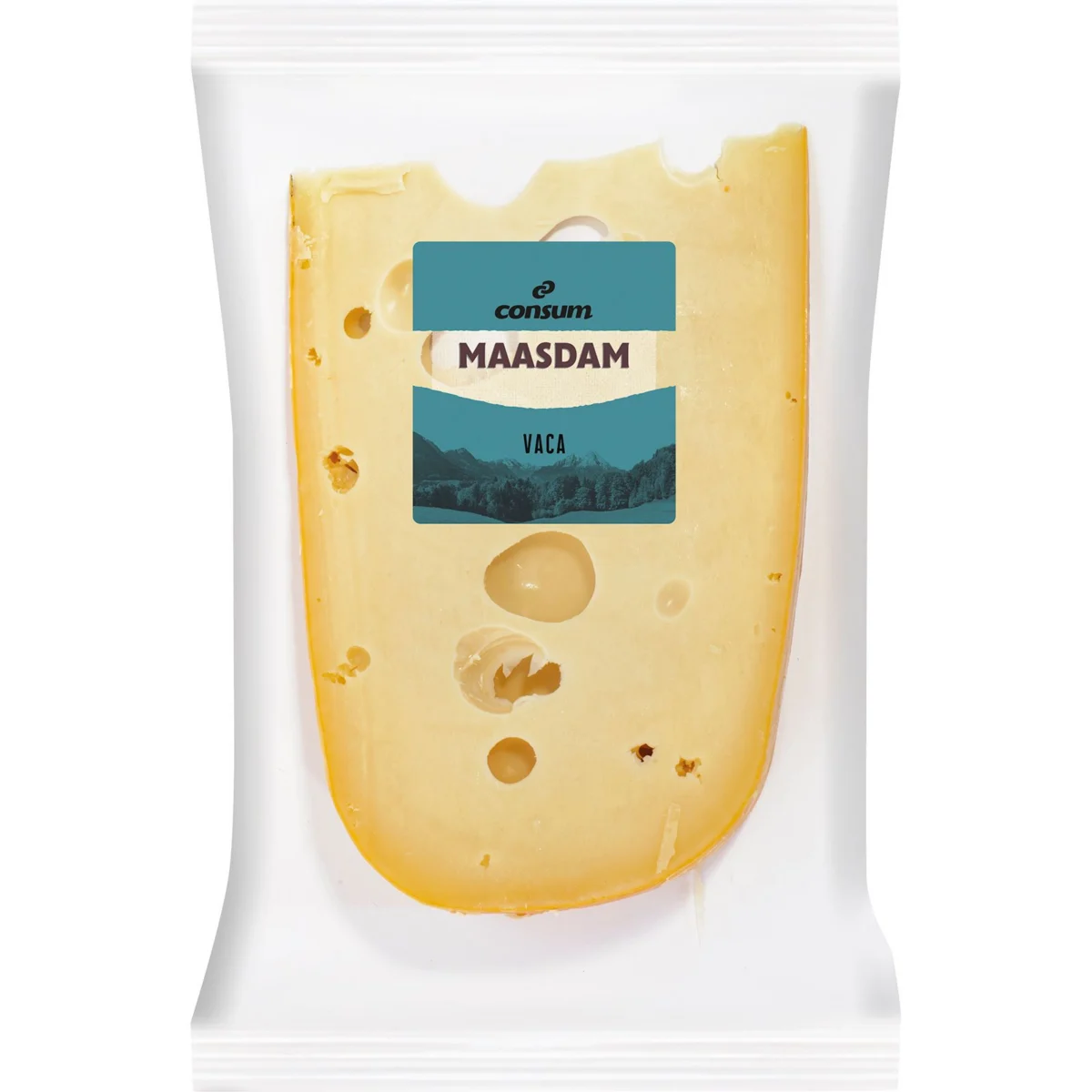 Maasdam cheese wedge Consum
