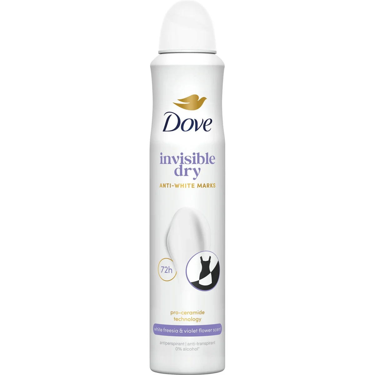 Déodorant spray Invisible Dove