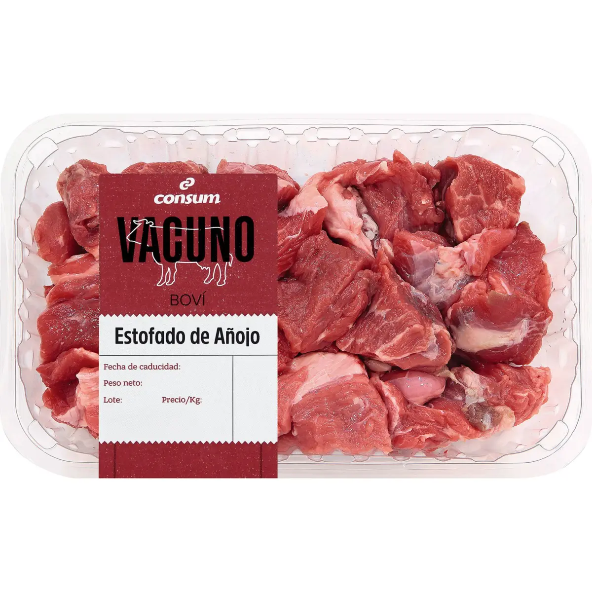 Estofat de boví jove Consum