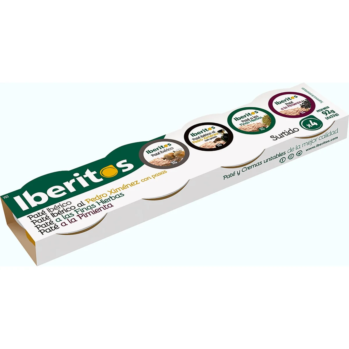 Pasteten-Sortiment, 4er-Pack Iberitos