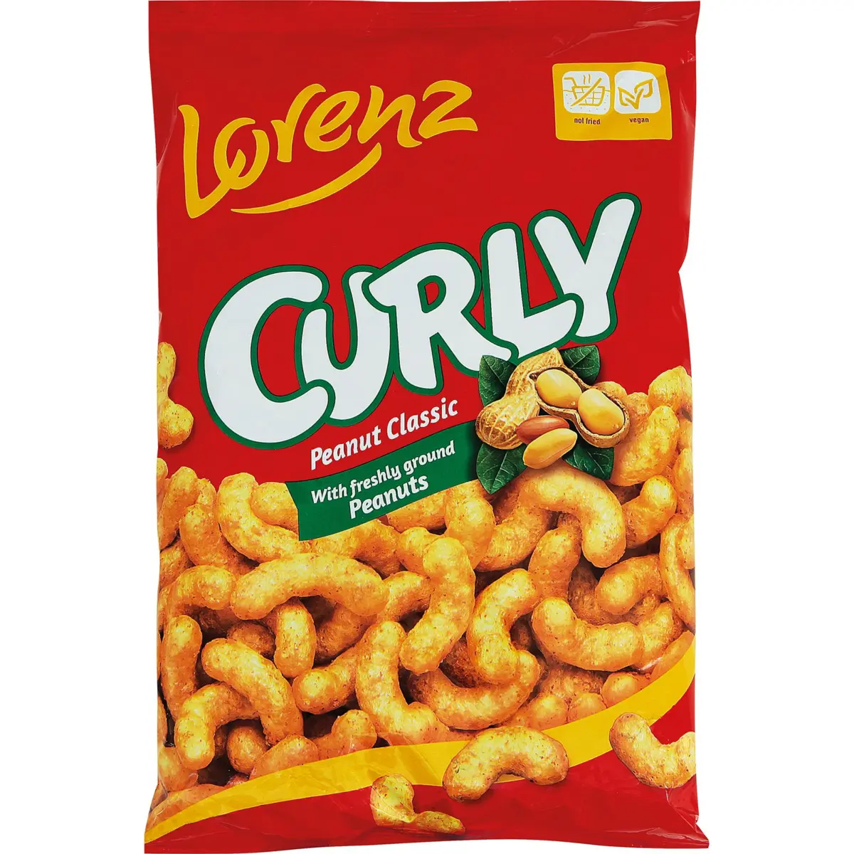 Арахисовый снек Curly Peanut Classic Lorenz