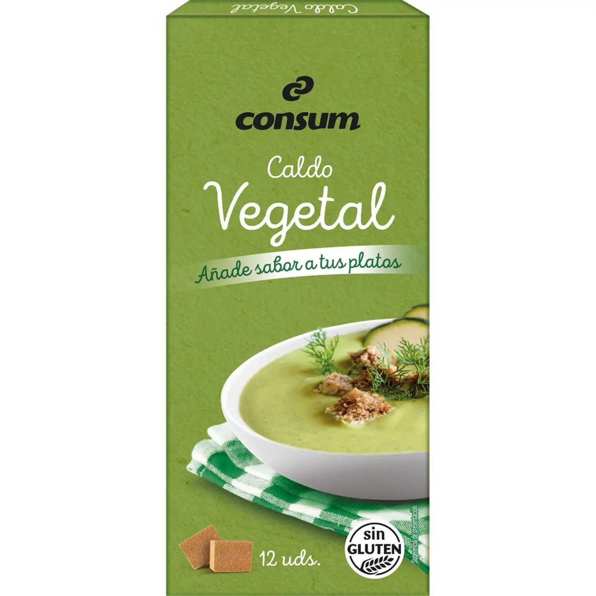 Vegetable stock, 12 cubes Consum