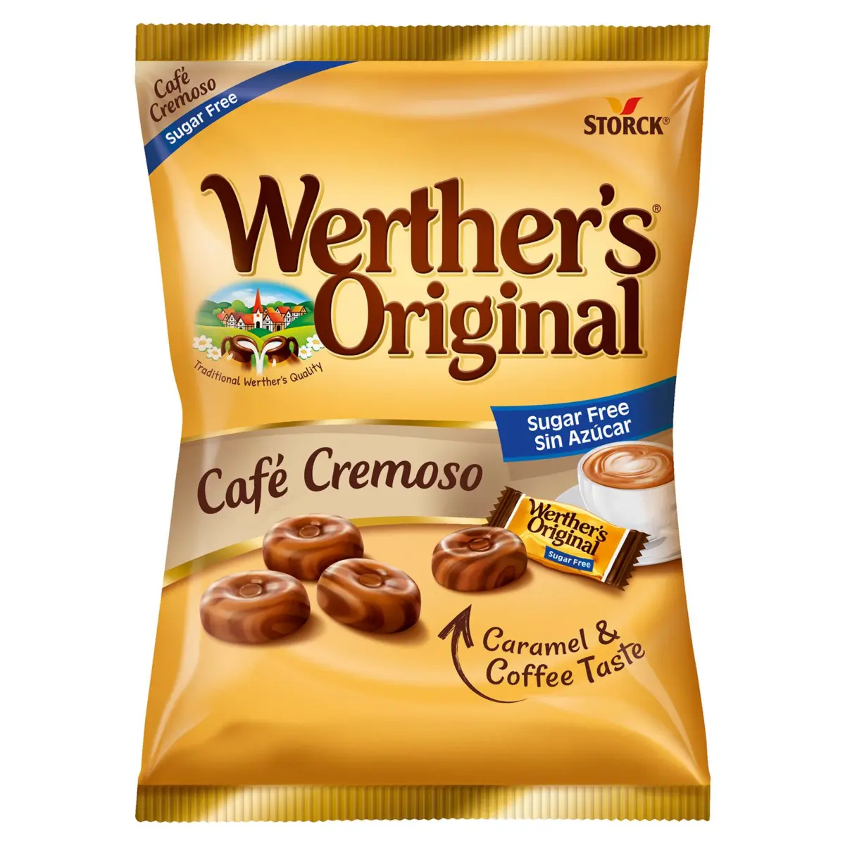 Sugar-free creamy coffee sweets Werthers