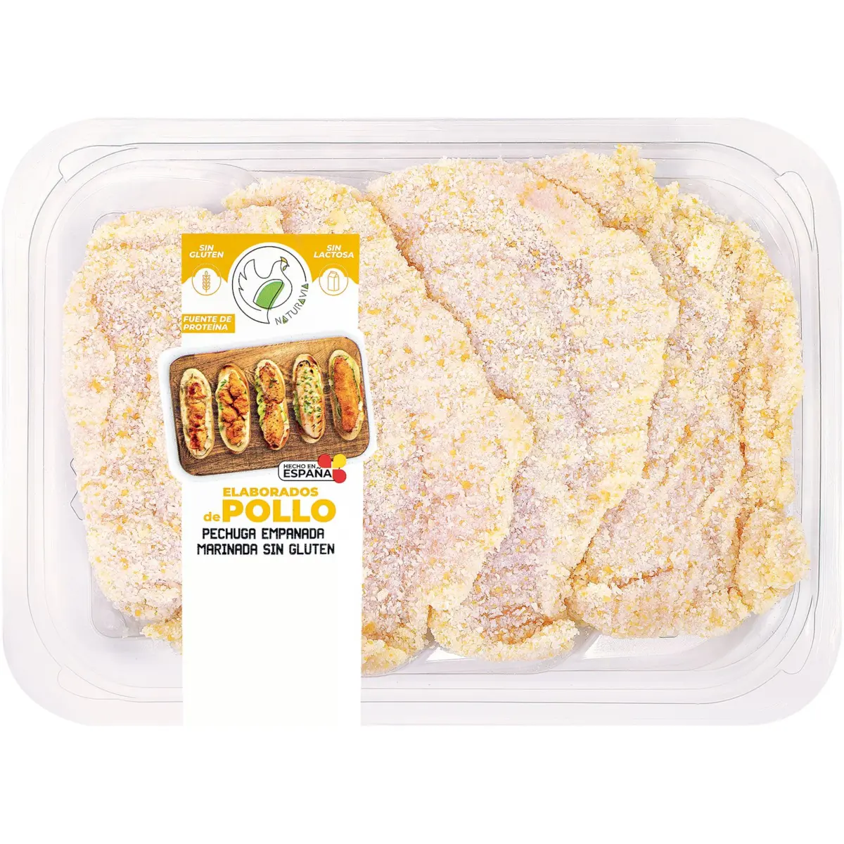 Filete Pechuga de Pollo Empanado Naturavia