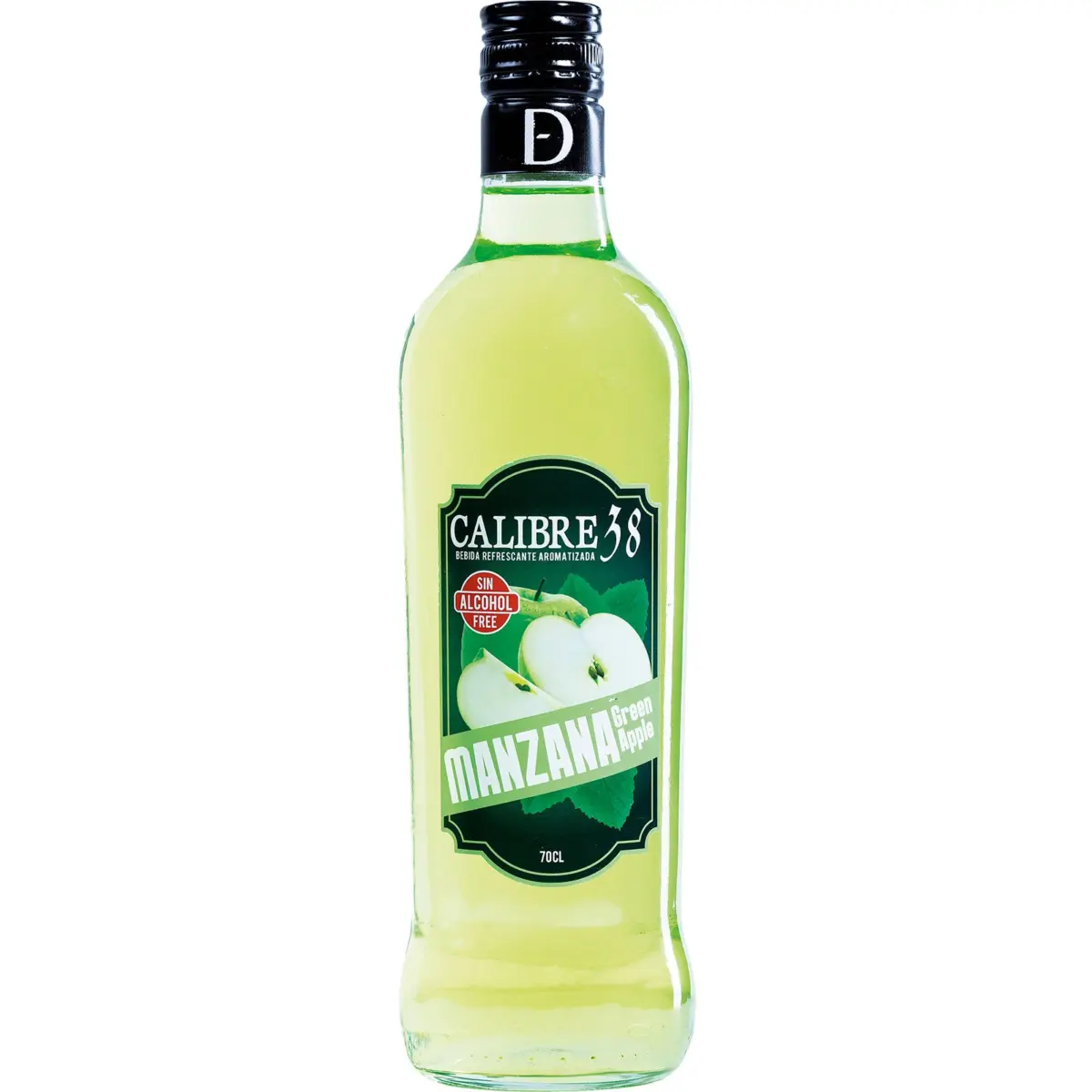 Liqueur sans alcool à la pomme verte Calibre 38