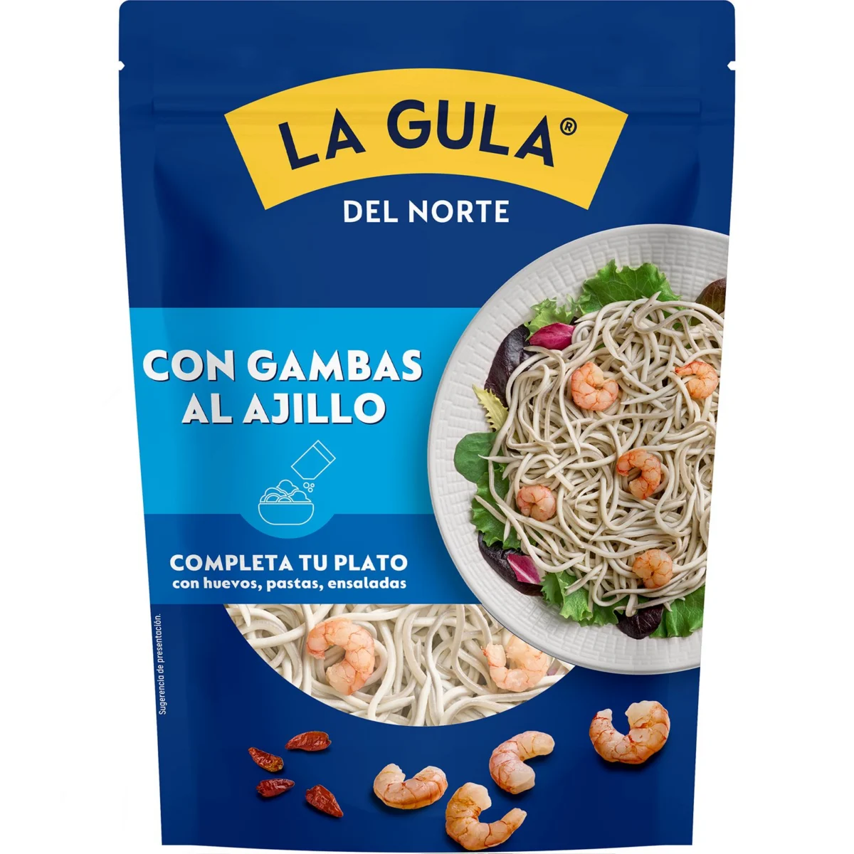 La Gula del Norte mit Garnelen Gula Norte