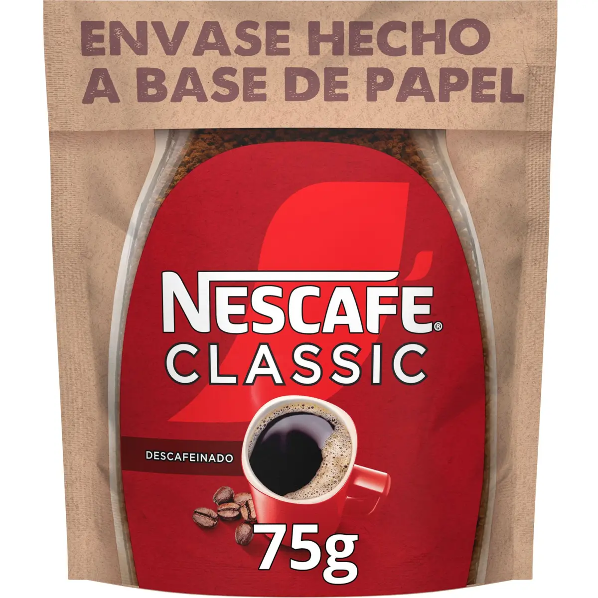 Café décaféiné, doypack Nescafe