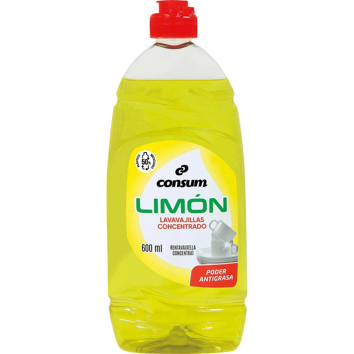 Lavavajillas Concentrado Limón Consum